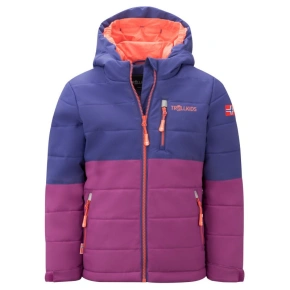 Kurtka zimowa dziecięca Trollkids Kids Hemsedal Snow Jacket XT ocieplana wodoodporna fioletowa (513-154) Kurtka zimowa dziecięca Trollkids Kids Hemsedal Snow Jacket XT ocieplana wodoodporna fioletowa (513-154)