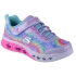 Skechers Flutter Heart Lights - Groovy Swirl 303253L-LVAQ Różowe 30