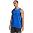 Koszulka męska adidas Essentials Small Logo Tank niebieska JE8978 pánské