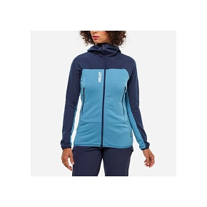 Bluza damska MILLET Fusion Grid Hoodie W niebieska Bluza damska MILLET Fusion Grid Hoodie W niebieska