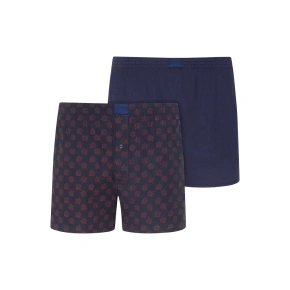 Spodenki męskie 315500 460 black-tm. niebieski z nadrukiem - Jockey