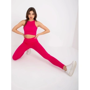 Legginsy damskie LA LG T-13.66 fuksja - Rue Paris