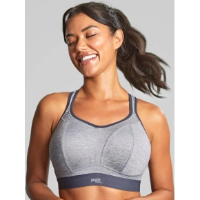 Biustonosz sportowy 7341B Non Wired Bra charcoal marl grey - Panache