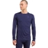 Bielizna termoaktywna z długim rękawem Odlo BL TOP crew neck l/s MERINO 200 roz. M Niebieska