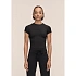 Koszulka damska CASALL Defined Rib Tee kolor czarny