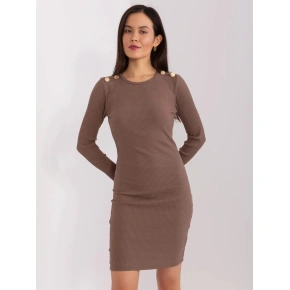 Dámské šaty RV SK 9219.13P Hnědá - FPrice