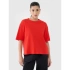 T-shirt regular z waflowej dzianiny damski 4F 4FRSS25TTSHF2651-62S