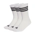 Skarpety adidas 3-Stripes Cushioned Sportswear Crew 3 pair biało-czarne JZ0532