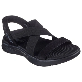 Skechers damskie sandały GO WALK FLEX SANDAL GLIMMER UP 141489 BBK