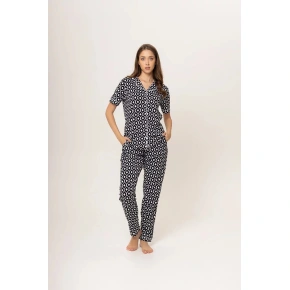 Piżama damska 180/158 czarno-biała - Karol