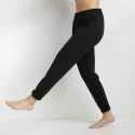 Dziewczęce juniorskie spodnie dresowe JOGGING D0C8P Black - DIM