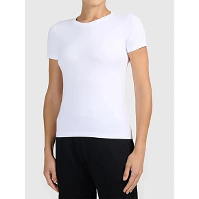 T-shirt slim z kolekcji basic damski 4F 4FWMM00TTSHF3306-10S