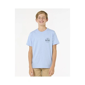 Koszulka dziecięca RIP CURL STAPLE TEE - BOY niebieska Koszulka dziecięca RIP CURL STAPLE TEE - BOY niebieska