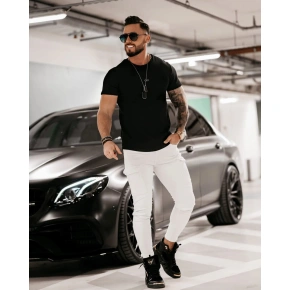 T-shirt męski 278060 czarny - Ola Voga