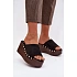 Bota na klínech DM487 černo-zlaté - Step in style