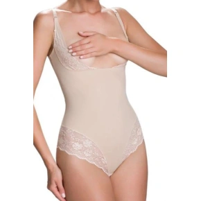 Damskie body napinające VANILIA Beige - ELDAR