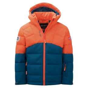Dziecięca kurtka zimowa Trollkids Gryllefjord Waterproof Orange/Blue (365-428)