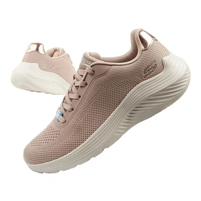 Skechers buty damskie sportowe Bobs Squad Waves beżowe lekkie modne dámské