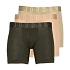 Bokserki męskie Air Jordan Flight Men's Modal Boxer Briefs 3-Pack Hemp - JM0621-X0L pánské