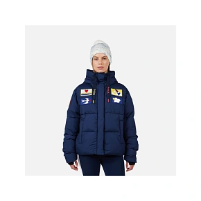 Kurtka narciarska damska ROSSIGNOL W JCC ALLSNOW DOWN JKT niebieska Kurtka narciarska damska ROSSIGNOL W JCC ALLSNOW DOWN JKT niebieska