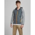 Jack&Jones kurtka pikowana JJEMULTI QUILTED JACKET 12182242 GREY MELANGE/SET-IN SLE
