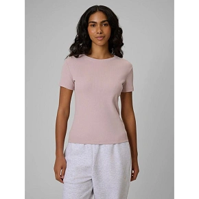 T-shirt slim prążkowany damski 4F 4FRSS26TTSHF3629-56S dámské