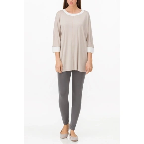 Damska koszula nocna 11256-350 beżowa - Vamp