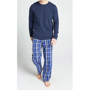 Piżama męska 500207 56C tm.blue/caro - dżokej