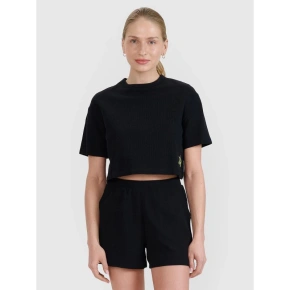 Damski t-shirt crop top 4F 4FWSS25TTSHF1977-20S Damski t-shirt crop top 4F 4FWSS25TTSHF1977-20S