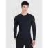 Longsleeve treningowy szybkoschnący męski 4F 4FWMM00TFLOM507-20S pánské