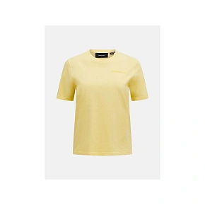 Koszulka PEAK PERFORMANCE Original Small Logo Tee Women żółty Koszulka PEAK PERFORMANCE Original Small Logo Tee Women żółty