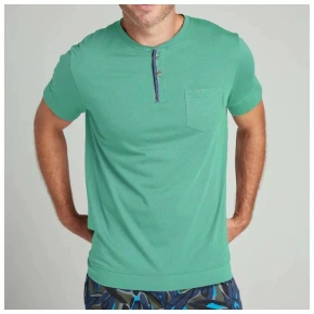 Koszulka piżamowa męska 500729H 857 turkusowa - Jockey