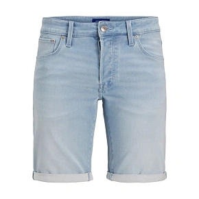 Jack&Jones męskie krótkie spodnie JJIRICK JJICON I.K. SHORTS GE 118 SN 12269609 BLUE DENIM Jack&Jones męskie krótkie spodnie JJIRICK JJICON I.K. SHORTS GE 118 SN 12269609 BLUE DENIM