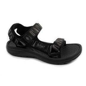Lee Cooper buty męskie sandały na rzepy na lato na plażę lekkie czarne