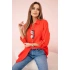Dámská mušelínová košile 208 Červená - K-Fashion