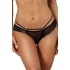 Dámské sexy krajkové tanga V-10098 Černá - Axami