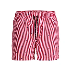 Jack&Jones męskie kąpielówki JWHARUBA SWIM PRINTS SHORTS 12206537 TRUE RED STRIPES Jack&Jones męskie kąpielówki JWHARUBA SWIM PRINTS SHORTS 12206537 TRUE RED STRIPES