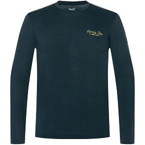 Longsleeve męski SUPER.NATURAL M APRES SKI LS granatowy