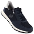 Sneakersy męskie lekkie na suwak granatowe Bugatti 325-ATL02-2500-4100