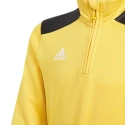 Dziecięca bluza treningowa REGISTA 18 TRAINING BLOUSE żółta JR DJ1841 - Adidas