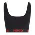 Damski biustonosz sportowy BOSS Sporty Logo 50469631-001 - HUGO