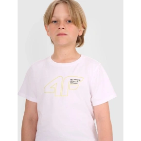 Chłopięcy t-shirt z nadrukiem 4F 4FJWAW25TTSHM2417-10S Chłopięcy t-shirt z nadrukiem 4F 4FJWAW25TTSHM2417-10S