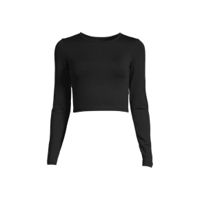 Koszulka CASALL Crop Long Sleeve czarny Koszulka CASALL Crop Long Sleeve czarny