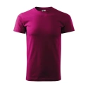 T-shirt męski Basic M MLI-12949 fuksja czerwony - Malfini