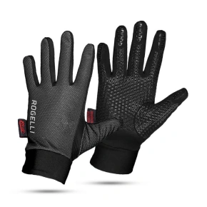 Rękawiczki dziecięce Rogelli LAVAL czarne 140-152 Rękawiczki dziecięce Rogelli LAVAL czarne 140-152