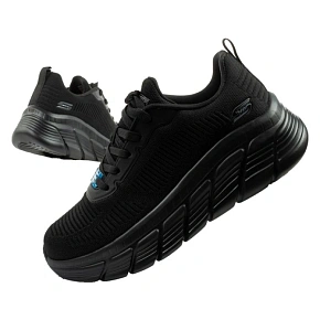Skechers buty sportowe sneakersy damskie Bobs B Flex modne czarne dámské