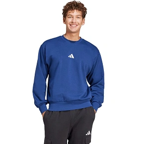 Bluza męska adidas Essentials Feelcozy niebieska JE3792 pánské Bluza męska adidas Essentials Feelcozy niebieska JE3792 pánské