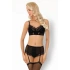 Elegancki komplet Almudena czarny - LivCo Corsetti