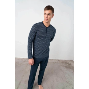 Klasyczna dwuczęściowa piżama męska 17600 - Vamp