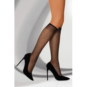 Podkolanówki damskie Matria 20 DEN czarne - LivCo CORSETTI FASHION